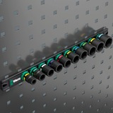 Wera 9608 Dop-magneetstrip B Impaktor Imperial 1 dopsleutel Zwart/groen, 9‑delig