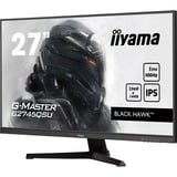 iiyama G-Master Black Hawk G2745QSU-B1 27" gaming monitor Zwart, 100Hz, HDMI, DisplayPort, USB, Audio