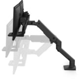 Ergotron HX Desk Dual monitorarm Zwart