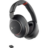 HP Poly Voyager Surround 85 USB-C - Teams Certified over-ear headset Zwart, Incl. oplaadstatief