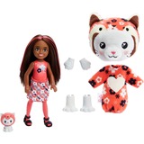 Mattel Barbie Barbie Cutie Reveal Chelsea - Kitten als rode panda Pop 