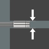 Wera Kraftform Kompakt 27 XL Universal 1 bitset Zwart/groen, 7‑delig