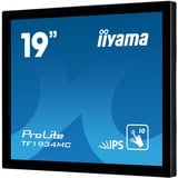 iiyama ProLite TF1934MC-B7X 19" monitor Zwart, Touch, VGA, HDMI, DisplayPort