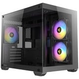 Antec CX600M ARGB mini tower behuizing Zwart | 3x USB-A | Tempered Glass