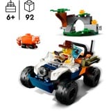 LEGO City - Jungleonderzoekers: rode panda-missie met terreinwagen Constructiespeelgoed 60424