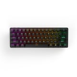 SteelSeries Apex Pro Mini Wireless, gaming toetsenbord Zwart, US lay-out, SteelSeries OmniPoint 2.0, 60%, RGB leds, Double Shot PBT Keycaps