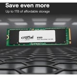 Crucial E100 480 GB SSD CT480E100SSD8, PCIe 4.0 x4, NVMe, M.2 2280