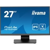 iiyama ProLite T2752MSC-B1AG 27" touchscreen monitor Zwart, 75 Hz, Touch, HDMI, DisplayPort, USB, Audio