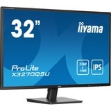 iiyama ProLite X3270QSU-B1 31.5" monitor Zwart, 100Hz, HDMI, DisplayPort, USB, Adaptive Sync