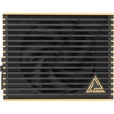 MSI MEG Ai1600T PCIE5, 1600 Watt voeding  Zwart/goud, 2x 12VHPWR, 9x PCIe, Kabelmanagement