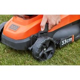 BLACK+DECKER BCMW3318L2-QW 2x 18V 2.5Ah 33CM Grasmaaier Oranje/zwart, 2x 18V 2.5Ah Accu en oplader inbegrepen