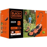 BLACK+DECKER BCMW3318L2-QW 2x 18V grasmaaier Oranje/zwart, 2x 18V 2.5Ah Accu en oplader inbegrepen