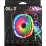 Gelid Lyra case fan Zwart, 4-pins PWM fan-connector