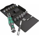 Wera 8009 Zyklop Pocket Set 3 bitset Zwart/groen, 27‑delig