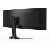 GIGABYTE AORUS CO49DQ 49" Curved UltraWide gaming monitor Zwart, 2x HDMI, Displayport, 2x USB-A, 1x USB-B, 1x USB-C, 144 Hz