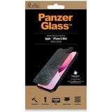 PanzerGlass iPhone 13 mini - Privacy screenprotector Zwart