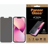 PanzerGlass iPhone 13 mini - Privacy screenprotector Zwart