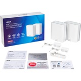 ASUS ZenWiFi BT10 mesh router Wit, 2 stuks