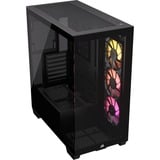 Corsair 3500X ARGB midi tower behuizing Zwart | 2x USB-A | 1x USB-C | RGB | Tempered Glass