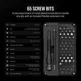 Corsair PC DIY Precision Toolkit gereedschapsset Zwart, 67-delig