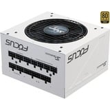 Seasonic FOCUS GX ATX3.0, 1000W voeding  Wit, 1x 12VHPWR, 3x PCIe, kabelmanagement