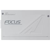 Seasonic FOCUS GX ATX3.0, 1000W voeding  Wit, 1x 12VHPWR, 3x PCIe, kabelmanagement