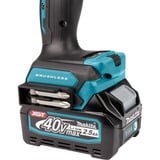 Makita 40 V Max Boor-/schroefmachine XGT DF001GD201 schroeftol Blauw/zwart, Mbox, oplader en 2 accu's (2,5 Ah) inbegrepen