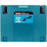 Makita 40 V Max Haakse accu slijper 125 mm XGT haakse slijper Blauw/zwart, Mbox, oplader en 2 accu's inbegrepen