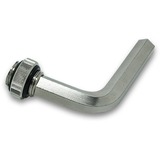 EKWB EK-AF Extender 6mm M-M G1/4 - Nickel verbinding Zilver