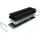 ICY BOX IB-M2HS-70 heatsink Zwart, ondersteunt M.2 2280 SSD