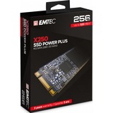 Emtec X250 Power Plus 256 GB SSD ECSSD256GX250, SATA 6 GB/s, M2 2280