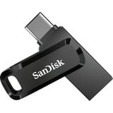 SanDisk Ultra Dual Drive Go 128 GB usb-stick Zwart, USB-A 3.2 (5 Gbit/s), USB-C 3.2 (5 Gbit/s)