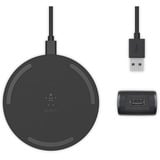 Belkin BoostCharge draadloos 10W-laadstation Zwart, Quick Charge 3.0-wandlader + kabel