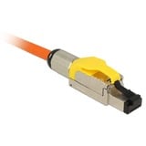 DeLOCK RJ45 Plug field assembly Cat.6A stekker Geel