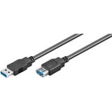 goobay USB 3.2 Gen 1 (5 Gbit/s) verlengkabel Zwart, 1,8 meter 