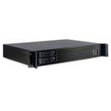 Inter-Tech 1.5U-1528L rack behuizing Zwart | 2x USB-A