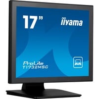 iiyama ProLite T1732MSC-B1S 17" touchscreen monitor Zwart, Touch, USB, HDMI, Audio, DisplayPort