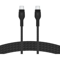 Belkin BoostCharge Pro Flex USB-C/USB-C-kabel Zwart, 1 meter