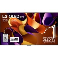 LG OLED83G45LW 83" Ultra HD OLED-tv Zwart/zilver, 4x HDMI, 3x USB-A, Optisch, CI, Bluetooth, LAN, WLAN, HDR10