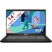 MSI Modern 14 (C12M-476BE) 14"  laptop Zwart | Core i3-1215U | Iris Xe Graphics | 8 GB | 512 GB SSD