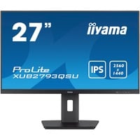 iiyama ProLite XUB2793QSU-B7 27" monitor Zwart, 100Hz, HDMI, DisplayPort, USB, Audio, AMD FreeSync 