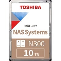 Toshiba N300 10 TB harde schijf SATA 6 Gb/s, 3,5"