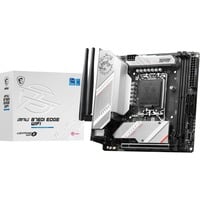 MSI MPG B760I EDGE WIFI socket 1700 moederbord Zilver, RAID, 2.5 Gb-LAN, WLAN, BT, Sound, Mini-ITX