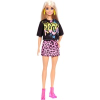 Mattel Barbie Fashionistas #155 - "Rock” Graphic T-Shirt Pop 