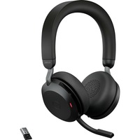 Jabra Evolve2 75 on-ear headset Zwart, Link380a