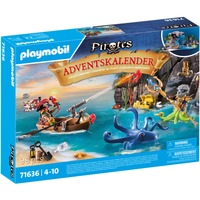 PLAYMOBIL  Adventskalender - Piraten Constructiespeelgoed 71636