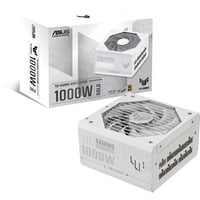 ASUS TUF Gaming 1000W Gold White Edition voeding  Zwart, 4x PCIe, Full kabelmanagement, 1x 12VHPWR