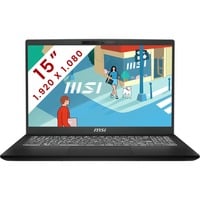 MSI Modern 15 H (C13M-208BE) 15.6"  laptop Zwart | Core i5-13420H | Iris Xe Graphics | 16 GB | 512 GB SSD