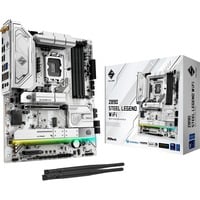 ASRock Z890 Steel Legend WiFi socket 1851 moederbord Zwart, RAID, 2.5Gb-LAN, Wi-Fi 7, BT, Sound, ATX