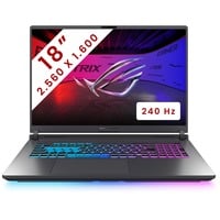 ASUS ROG Strix G18 (G815LR-S9103W) 18"  gaming laptop Grijs | Ultra 9 275HX | RTX 5070 Ti | 32 GB | 2 TB SSD | 240 Hz